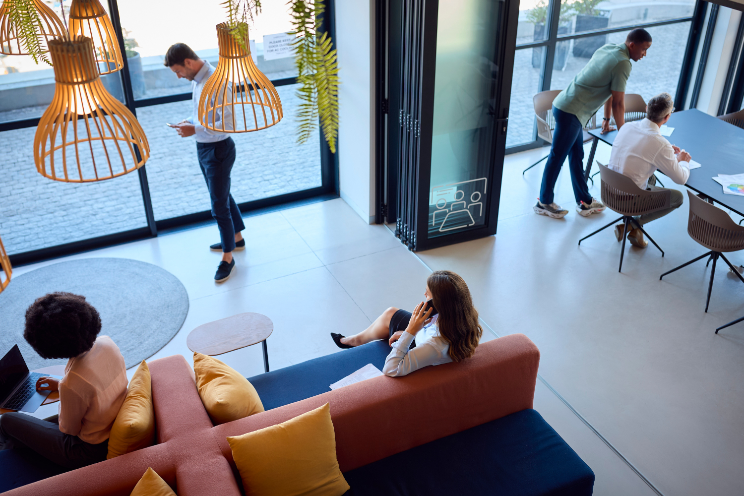 Breakout space in an office